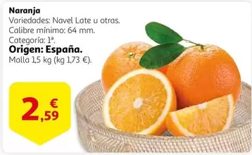 Oferta de Origen - Naranja por 2,59€ en Alcampo