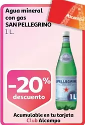 Oferta de San Pellegrino - Agua Mineral Con Gas en Alcampo