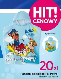 Oferta de Poncho Dziecicce Patrol por 20€ en Pepco