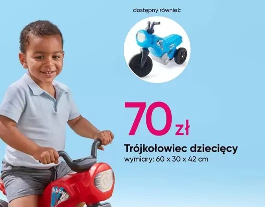 Oferta de Trojkotowiec Dzieciecy por 70€ en Pepco