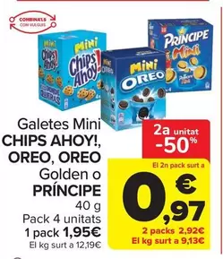Oferta de Oreo - Galetes Mini por 1,95€ en Carrefour Market