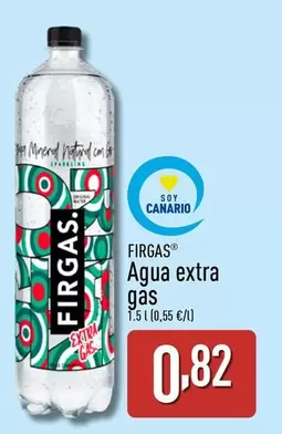 Oferta de Firgas - Agua Extra Gas por 0,82€ en ALDI