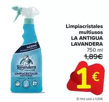 Oferta de Lavandera - Limpiacristales Multiusos por 1€ en Carrefour