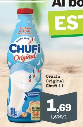 Oferta de Chufi - Orxata Original por 1,69€ en Sorli