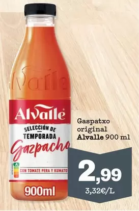 Oferta de Alvalle - Gaspatxo Original por 2,99€ en Sorli