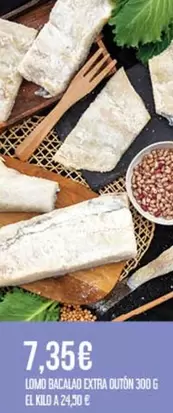 Oferta de Lomo Bacalao Extra por 7,35€ en Claudio