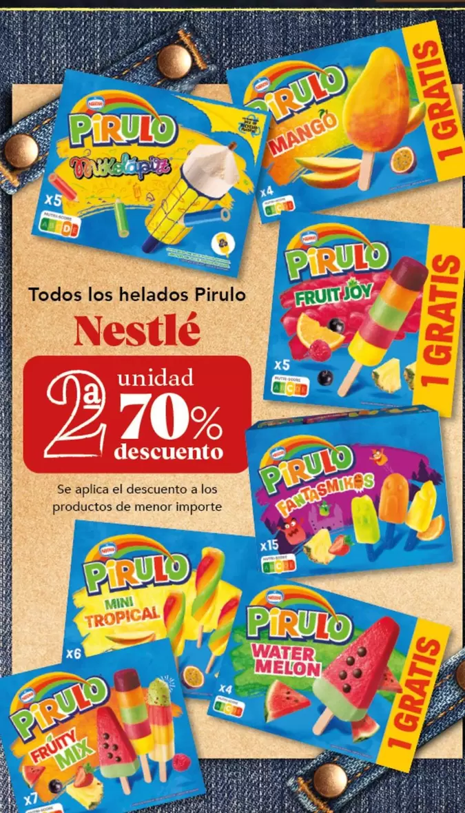 Oferta de Pirulo - Todos Los Helados en Gadis