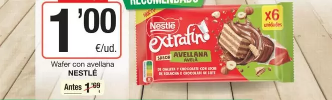 Oferta de Fairy - Wafer Con Avellana por 1€ en SPAR Fragadis