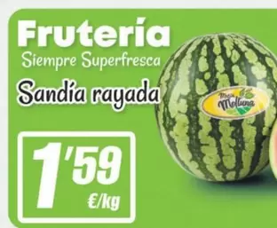 Oferta de Fruteria Siempre Superfresca por 1,59€ en SPAR Fragadis