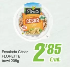 Oferta de Florette - Ensalada Cesar Bowl por 2,85€ en SPAR Fragadis