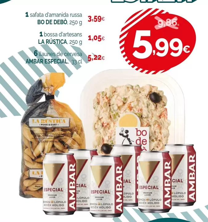 Oferta de Bo de Debò - 1 Safata Clamanda Russa por 5,99€ en Condis