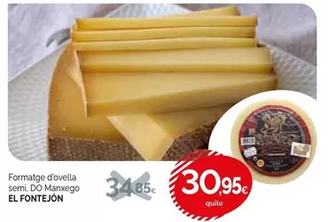 Oferta de Formatge Dovella Semi. D.o Manxego por 30,95€ en Condis