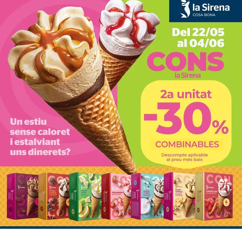 Oferta de La Sirena - En Estiu Sense Caloret I Estalviants Uns Dinerets en La Sirena