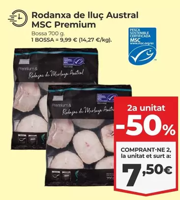 Oferta de Premium - Rodanxa De Lluc Austral Msc por 9,99€ en La Sirena