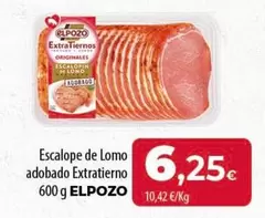 Oferta de Elpozo - Escalope De Lomo Adobado Extratierno por 6,25€ en Spar Tenerife