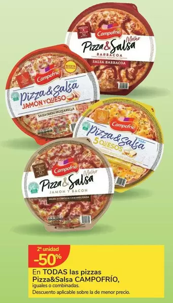 Oferta de Campofrío - En Todas Las Pizzas Pizza&Salsa en Carrefour Express