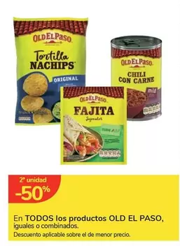 Oferta de Old El Paso - En Todos Los Productos en Carrefour Express