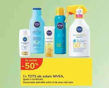 Oferta de Nivea - En Tots Els Solars en Carrefour Express